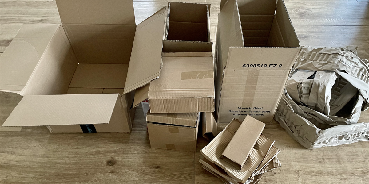 Verpackungsverschwendung